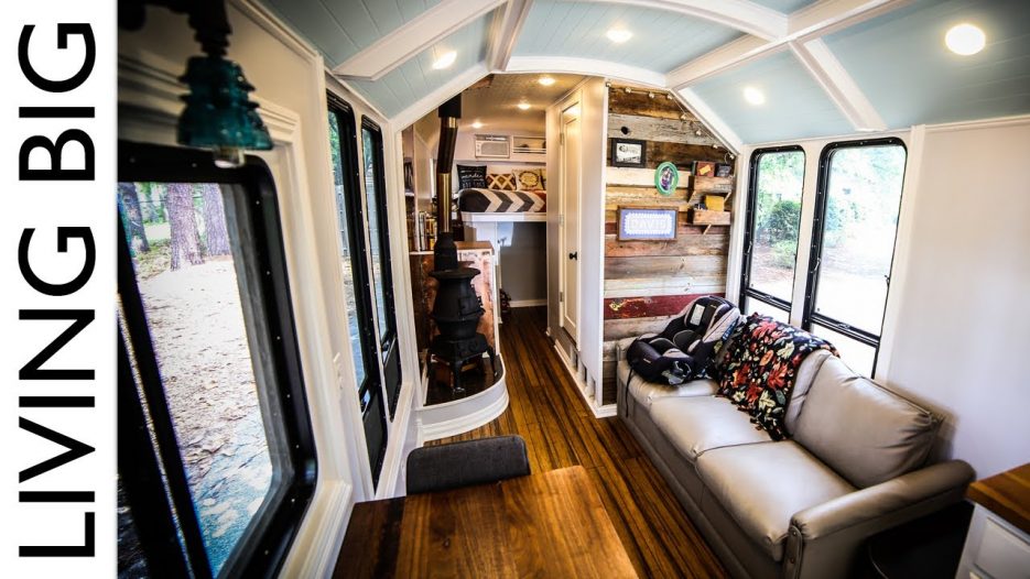 School Bus Converted To Incredible Off-Grid Home