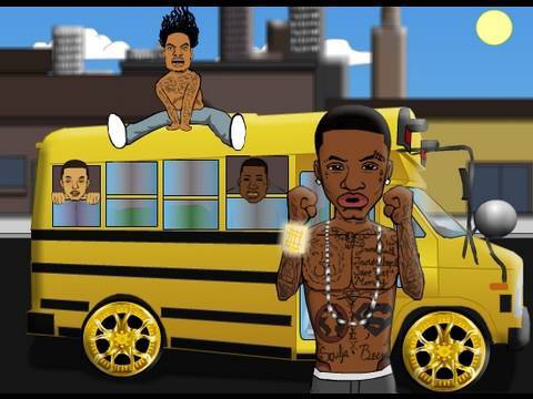 Shawt Bus Shawty Funny Rap Parody Cartoon Music Video @MikeRobBYOB