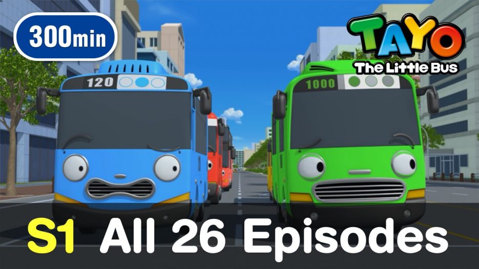 Tayo S1 l All 26 full episodes of Season 1 (300 mins) l Tayo the Little Bus