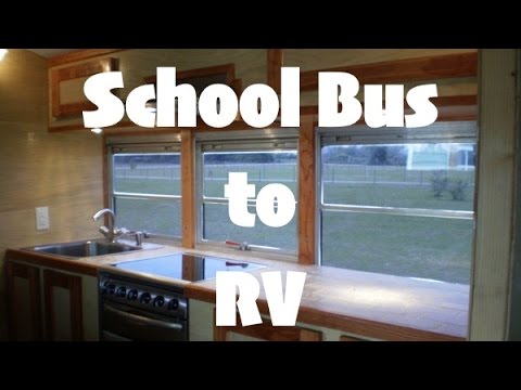 1995 International School Bus Transformed into Luxury RV