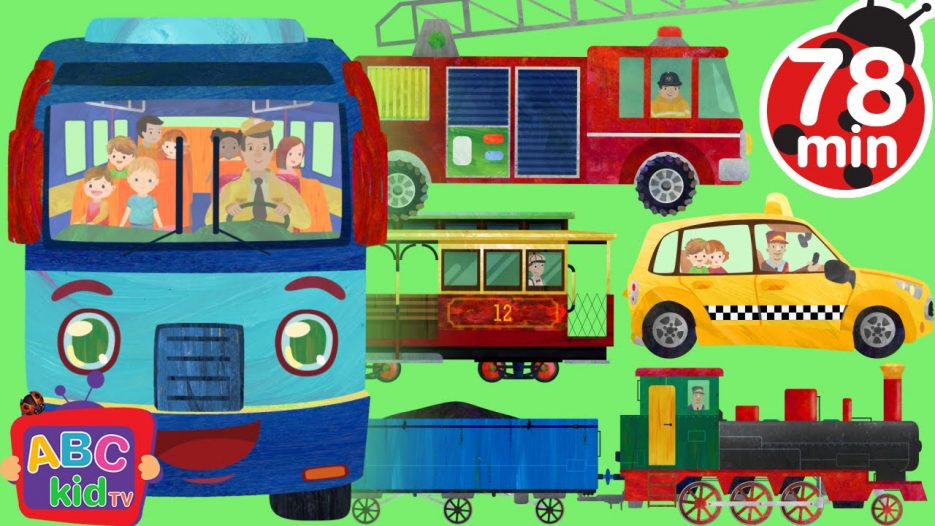 Wheels on the Bus and Vehicles | +More Nursery Rhymes & Kids Songs — Cocomelon (ABCkidTV)