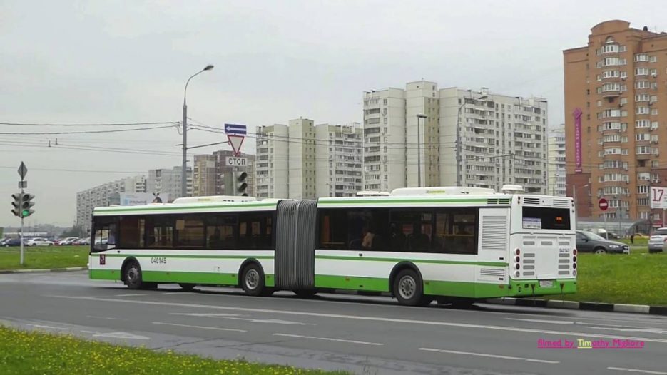 Buses in Moscow, Russia 2016. Автобусы в Москве