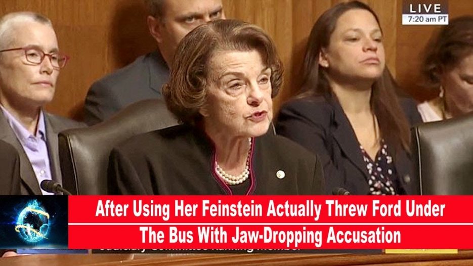 After Using Her Feinstein Actually Threw Ford Under The Bus With Jaw-Dropping Accusation(VIDEO)!!!