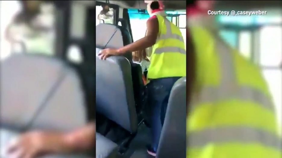Indiana school bus driver arrested after she let kids drive bus