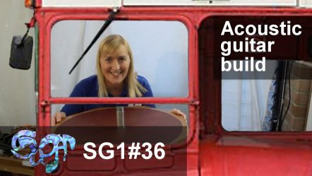 SuGar SG1 acoustic guitar build part 36: Steering the bus