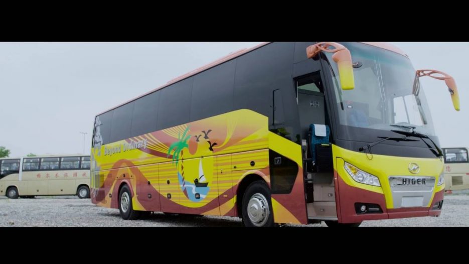 Презентация туристического автобуса Higer KLQ6128LQ