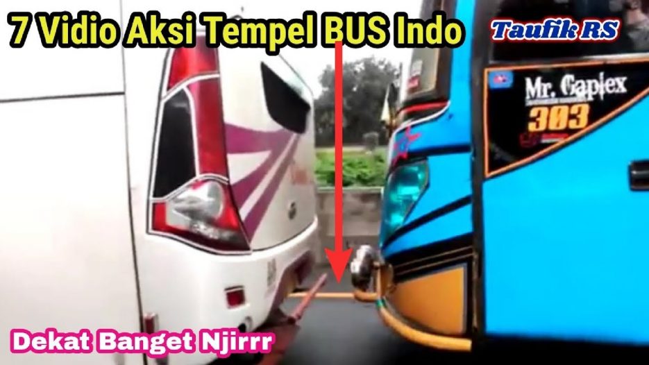 7 Vidio Aksi Tempel Supir Bus indonesia