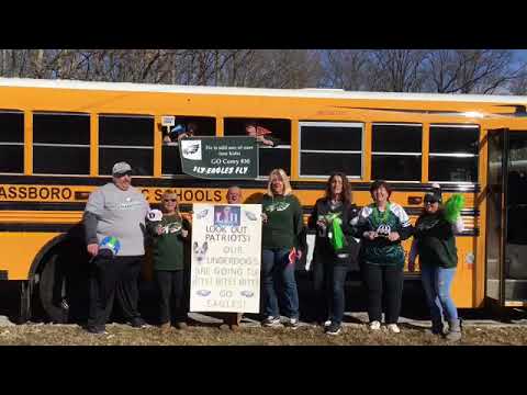 Glassboro bus drivers sing Eagles fight song