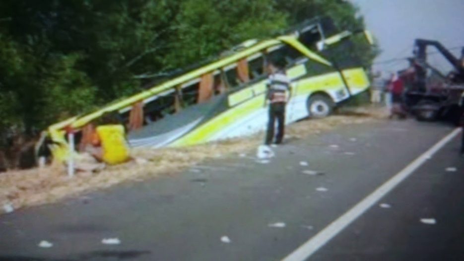 Rombongan Bus Study Tour SMPN 1 Pulokulon Kecelakaan, Empat Siswa Tewas dan 3 Luka Berat