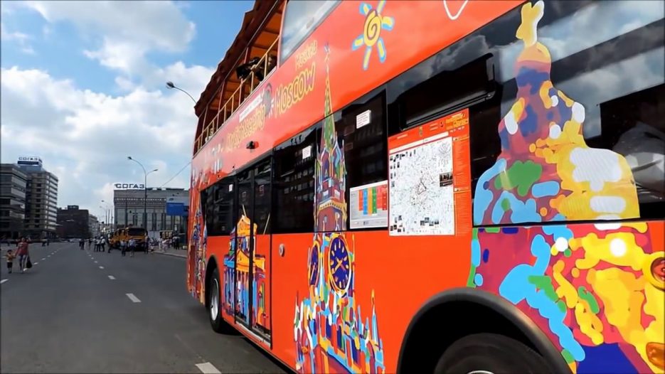 Парад ретро автобусов в Москве 2015 год