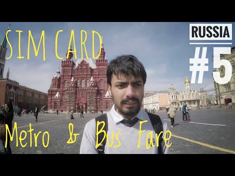 Metro & Bus in MOSCOW | Fare & Cards | Cheapest Best SimCard for Internet