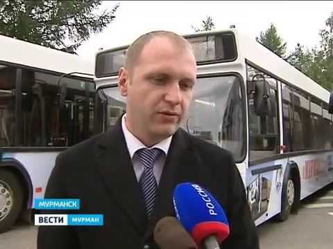 Белорусские автобусы на улицах Мурманска