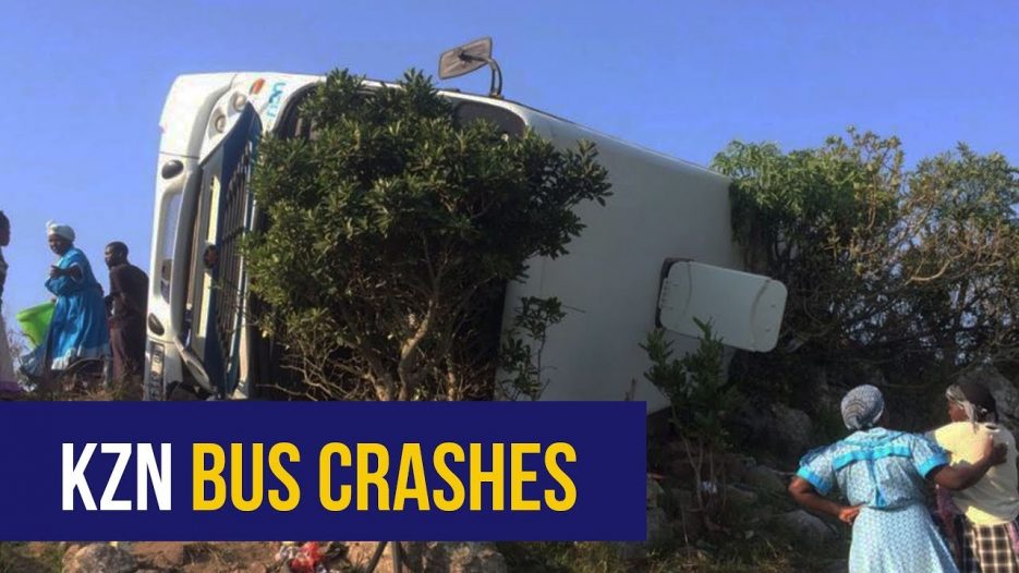 WATCH: Four bus crashes in one day leave 150 injured, two dead in KZN