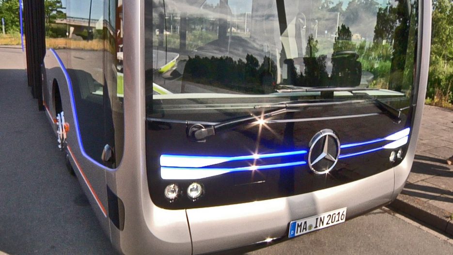 The Future Autonomous Bus by Mercedes — Demonstration