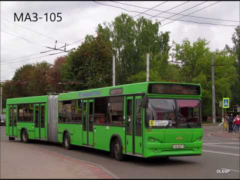 Все модели автобусов МАЗ