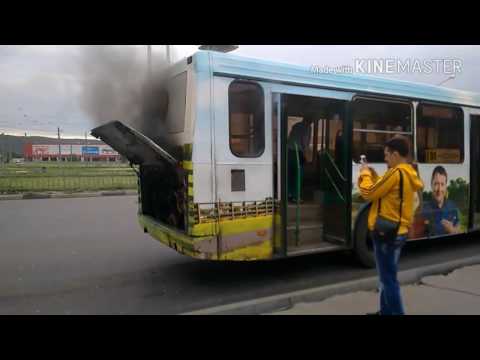В Нижнем Новгороде загорелся автобус! 07.август.2017 в 10:00