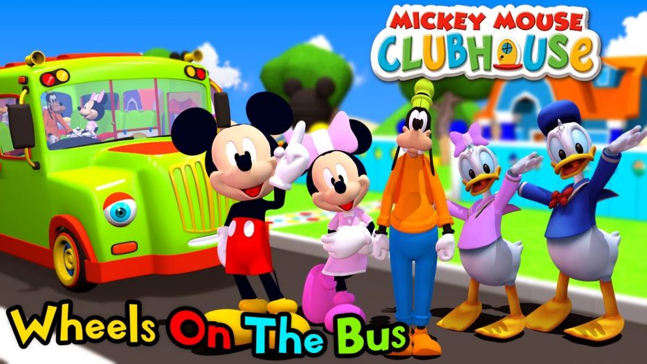 Mickey Mouse Clubhouse Wheels On The Bus | Nursery Rhymes and Kids Song | Binggo Channel