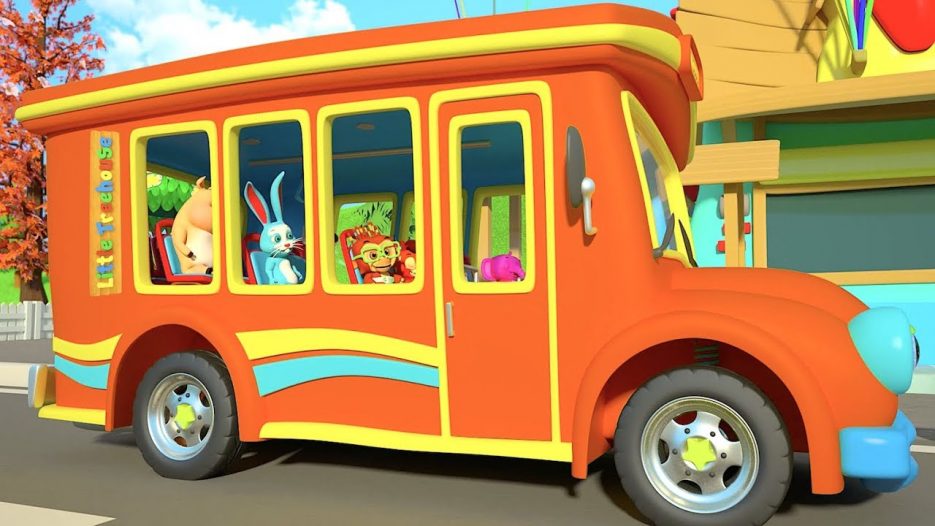 Wheels On The Bus | Kindergarten Nursery Rhymes Songs | Cartoon Videos for Kids by Little Treehouse
