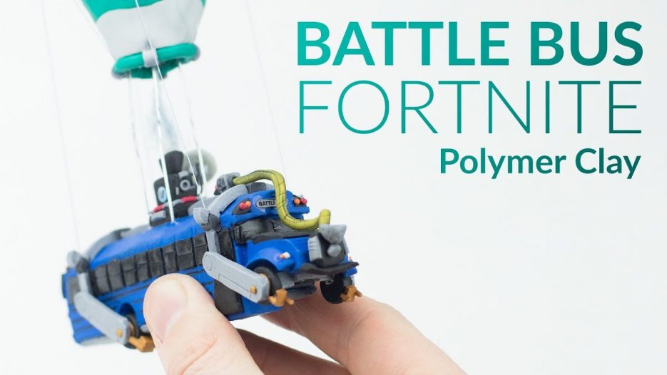 Battle Bus (Fortnite Battle Royale) – Polymer Clay Tutorial