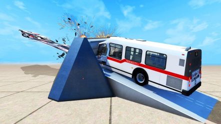 GRINDER VERSUS BUS! — BeamNG Drive